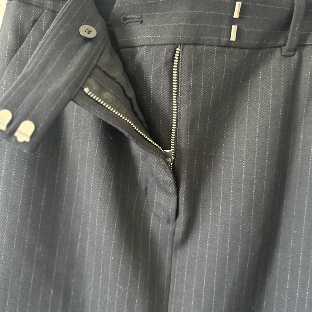 Wilfred Black Pinstripe Pants